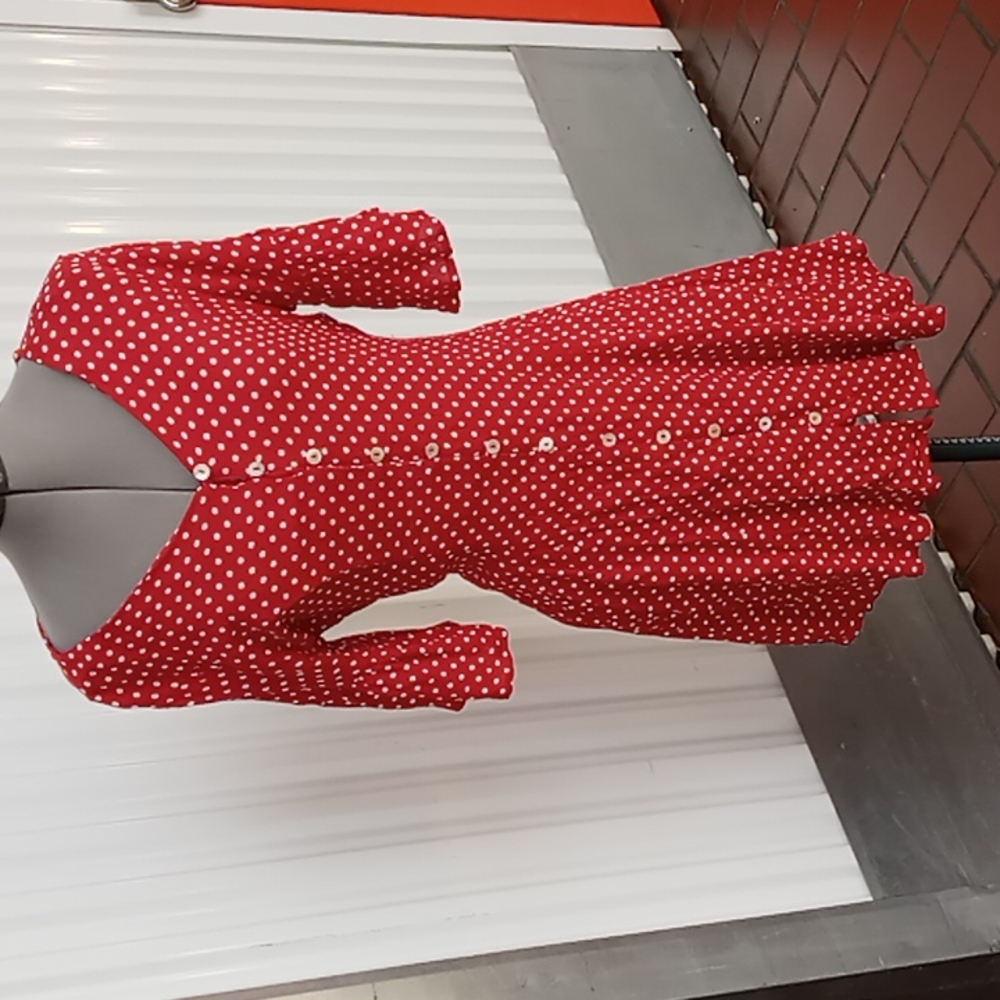 Nuon polka dot dress sz XL